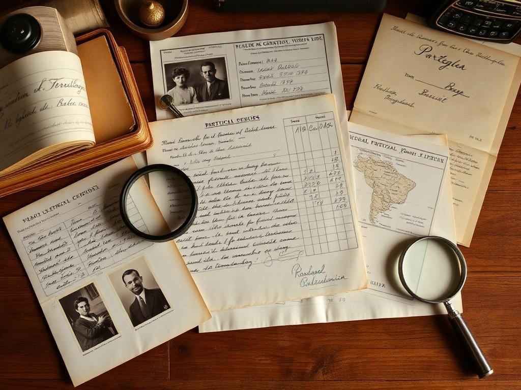 Documentos históricos usados para pesquisar o sobrenome Gomes